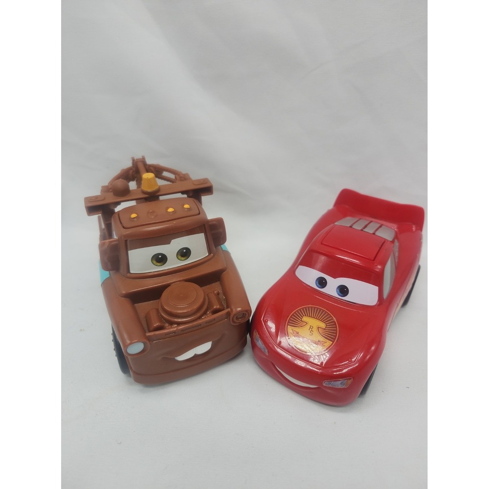 Mattel 2020 Disney Pixar Cars Track Talkers Lightning McQueen & Tow Mater